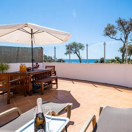 Stunning Terrace With Ocean View Apartment Albufeira Exterior photo